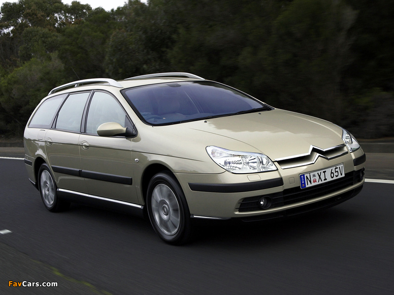 Citroën C5 Break HDi AU-spec 2004–08 photos (800 x 600)