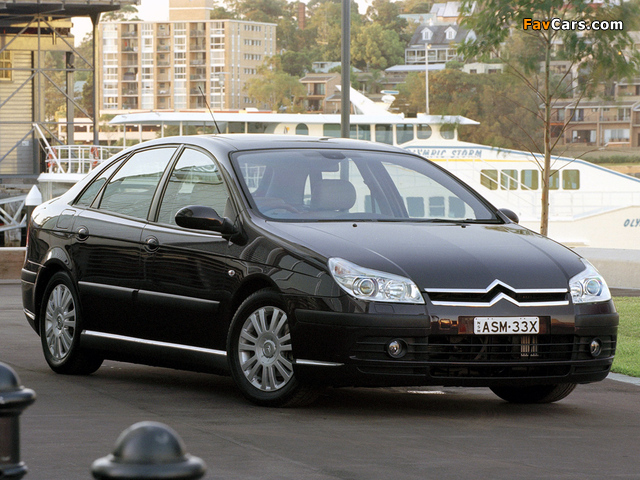 Citroën C5 HDi AU-spec 2004–08 wallpapers (640 x 480)