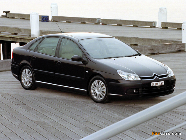 Citroën C5 HDi AU-spec 2004–08 wallpapers (640 x 480)