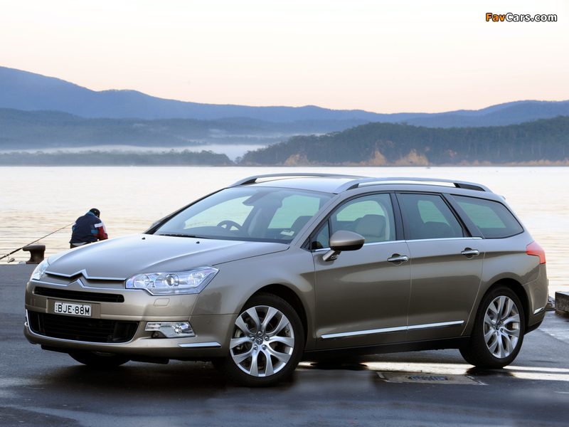 Citroën C5 Break HDi AU-spec 2008–10 photos (800 x 600)