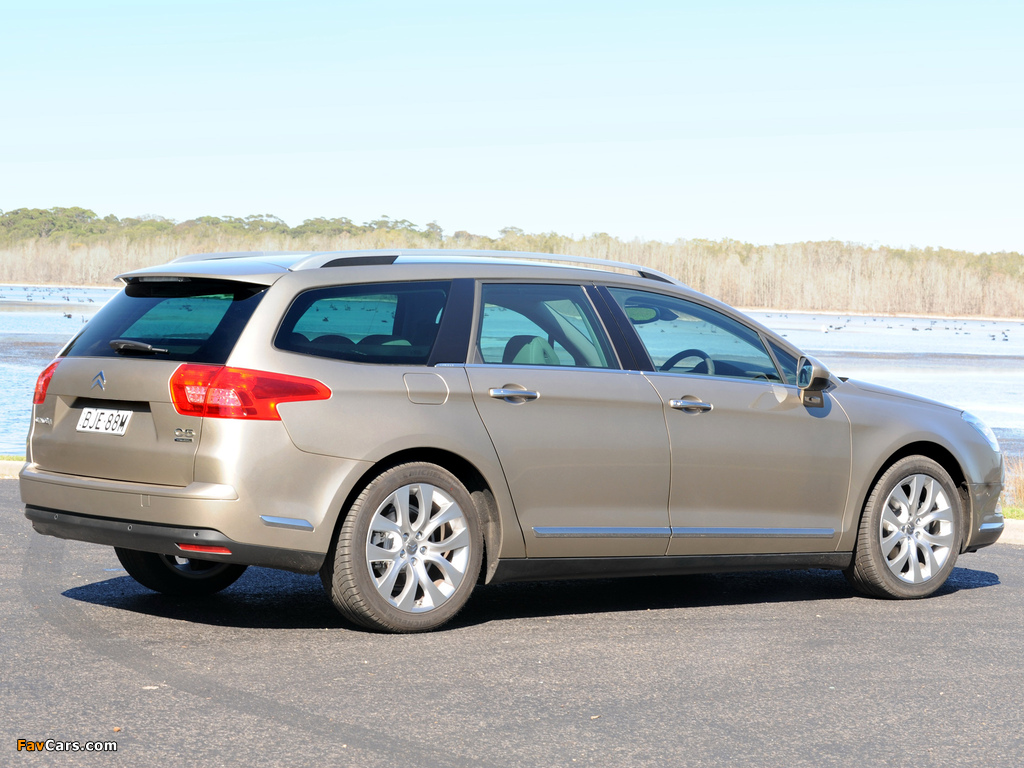 Citroën C5 Break HDi AU-spec 2008–10 photos (1024 x 768)