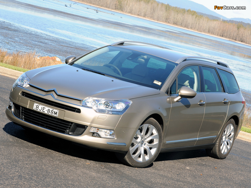 Citroën C5 Break HDi AU-spec 2008–10 photos (800 x 600)