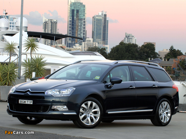 Citroën C5 Break V6 HDi AU-spec 2008–10 pictures (640 x 480)