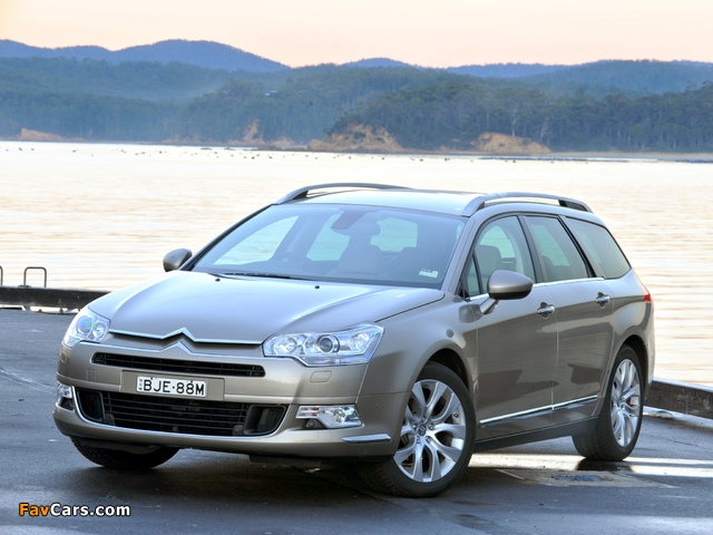 Citroën C5 Break HDi AU-spec 2008–10 pictures (640 x 480)