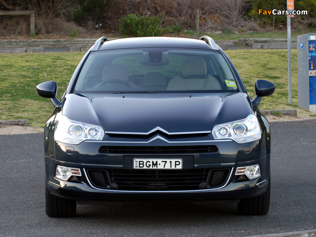 Images of Citroën C5 Break V6 HDi AU-spec 2008–10 (640 x 480)