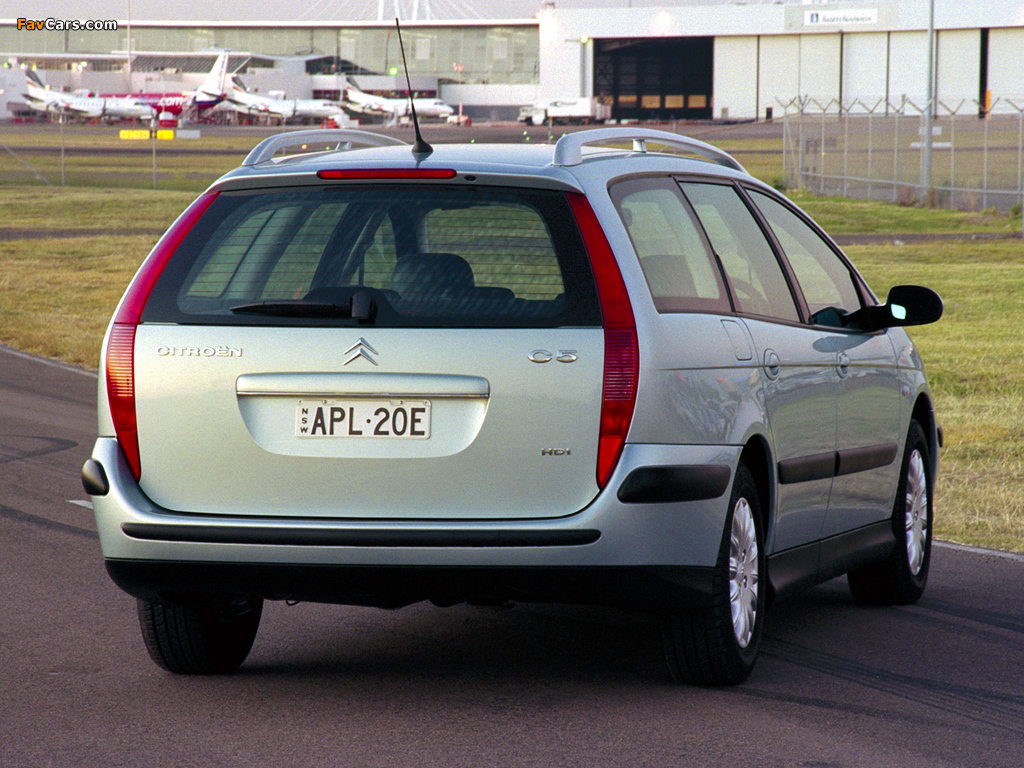 Pictures of Citroën C5 Break HDi AU-spec 2001–04 (1024 x 768)