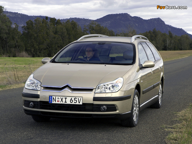 Citroën C5 Break HDi AU-spec 2004–08 wallpapers (640 x 480)