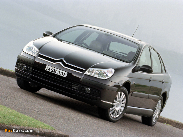 Citroën C5 HDi AU-spec 2004–08 wallpapers (640 x 480)