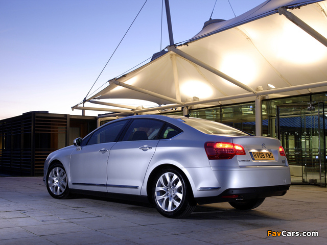 Citroën C5 UK-spec 2008–10 wallpapers (640 x 480)