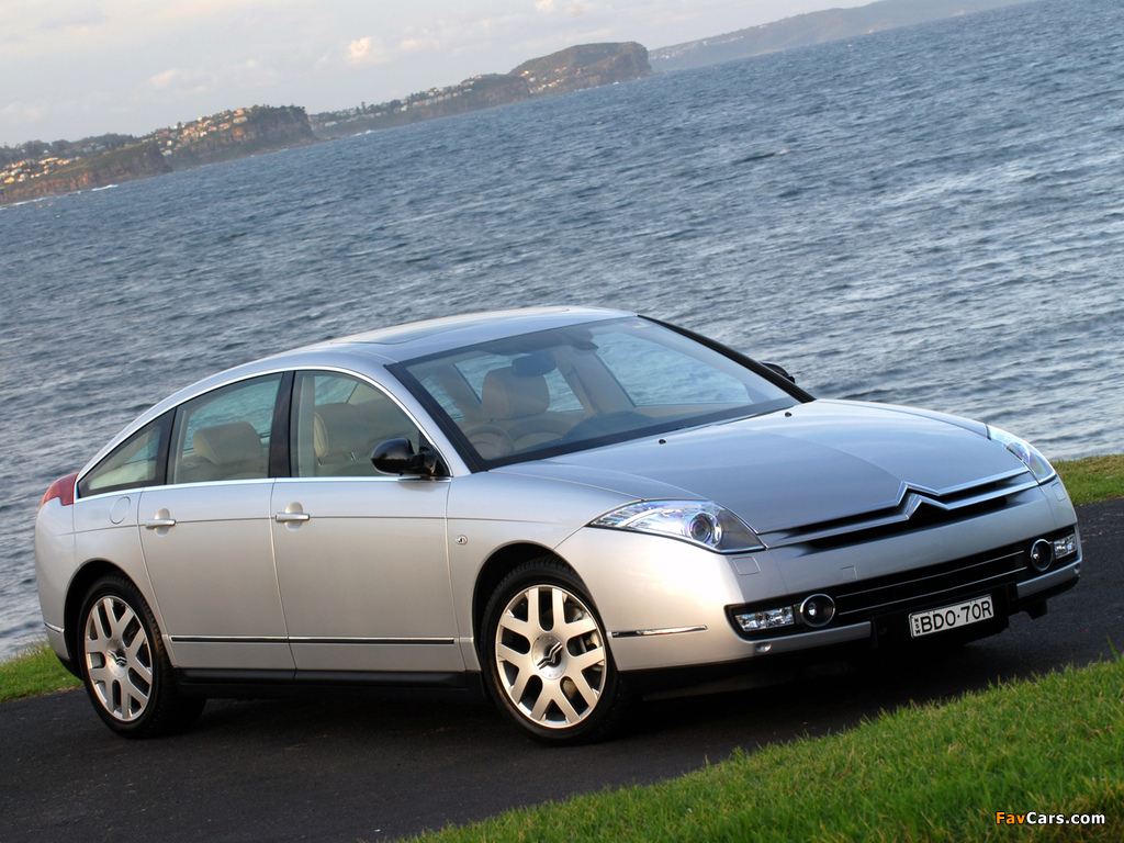 Citroën C6 V6 HDi AU-spec 2005 wallpapers (1024 x 768)