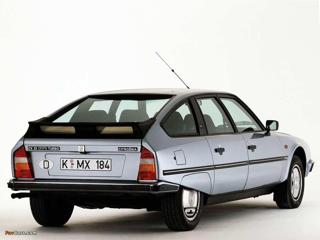 Citroën CX 25 GTI Turbo 1984–86 photos (1024 x 768)