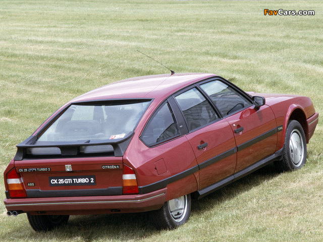 Pictures of Citroën CX 25 GTi Turbo 2 1986–89 (640 x 480)