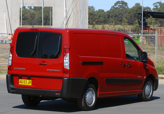 Citroën Dispatch Van LWB AU-spec 2009 wallpapers