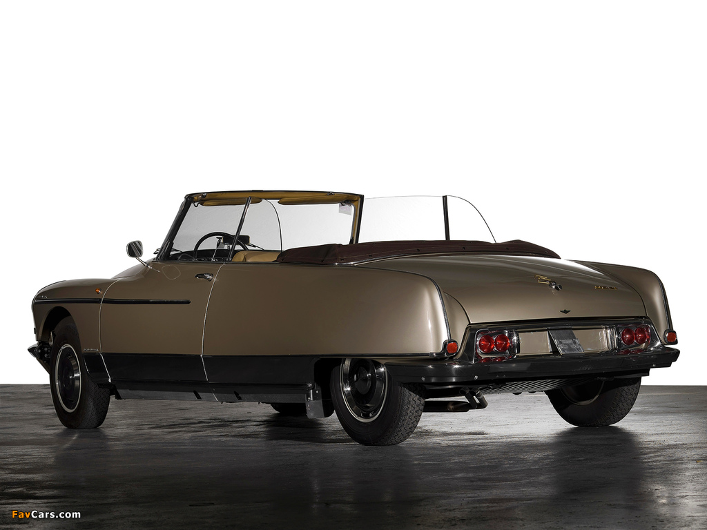 Citroën DS 21 Cabriolet Palm Beach by Chapron 1962–72 wallpapers (1024 x 768)