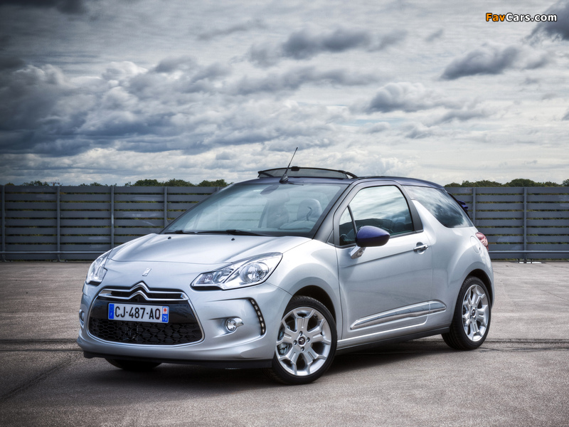 Citroën DS3 Cabrio 2012 wallpapers (800 x 600)