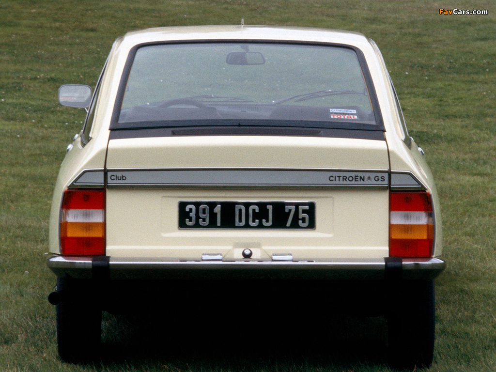 Images of Citroën GS Club 1977–79 (1024 x 768)