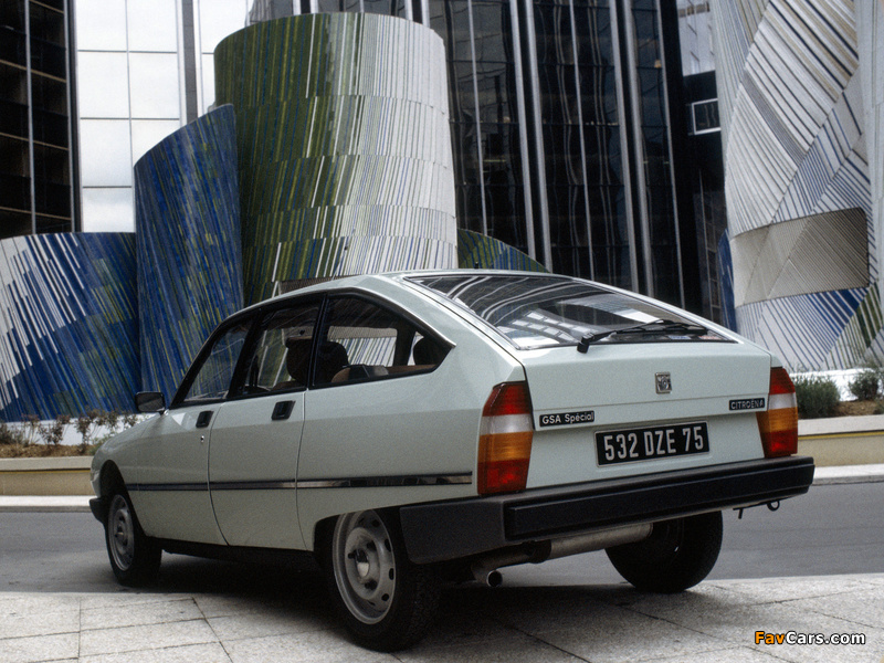 Photos of Citroën GSA Special 1979–86 (800 x 600)