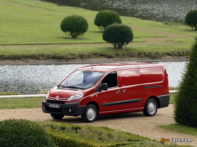Citroën Jumpy Van Long 2007–12 wallpapers (640 x 480)