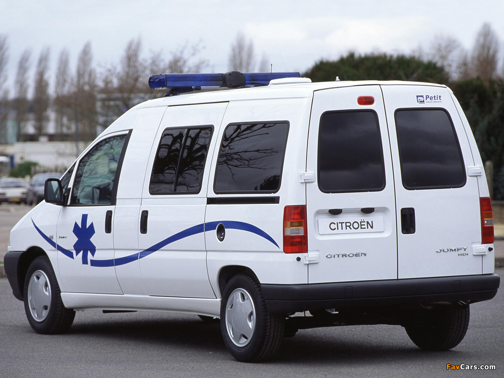 Citroën Jumpy Ambulance 1995–2004 wallpapers (1024 x 768)