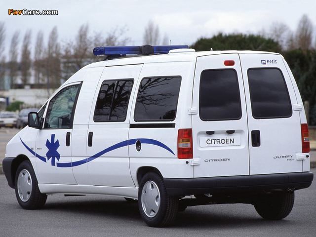 Citroën Jumpy Ambulance 1995–2004 wallpapers (640 x 480)