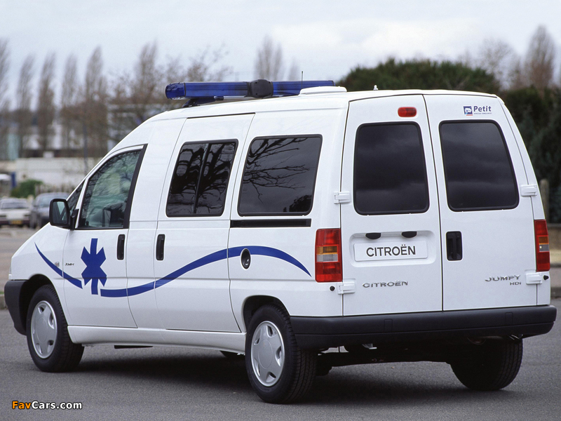 Citroën Jumpy Ambulance 1995–2004 wallpapers (800 x 600)