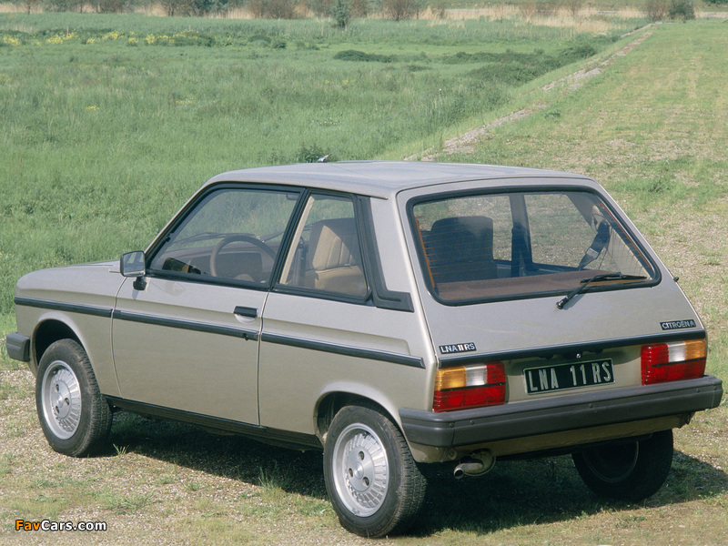 Citroën LNA 11 RS 1984–86 images (800 x 600)