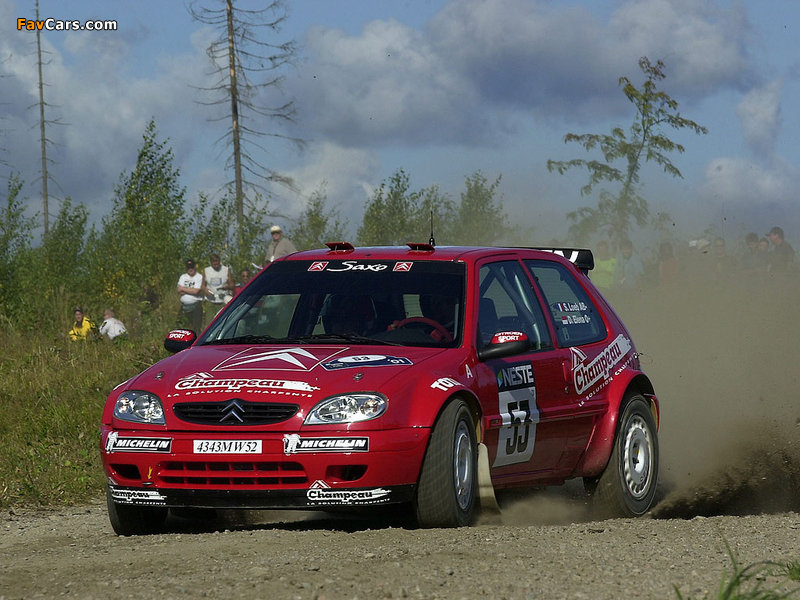 Citroën Saxo Super 1600 photos (800 x 600)