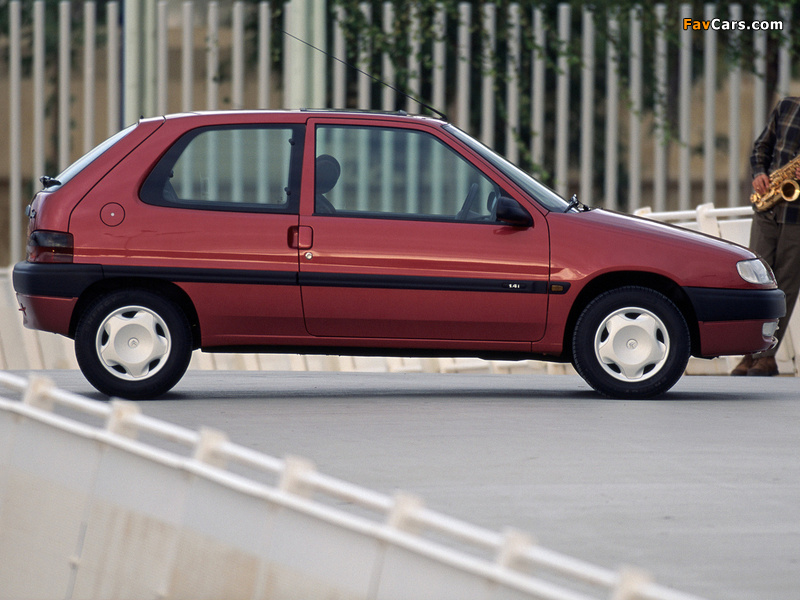 Photos of Citroën Saxo 3-door 1996–99 (800 x 600)