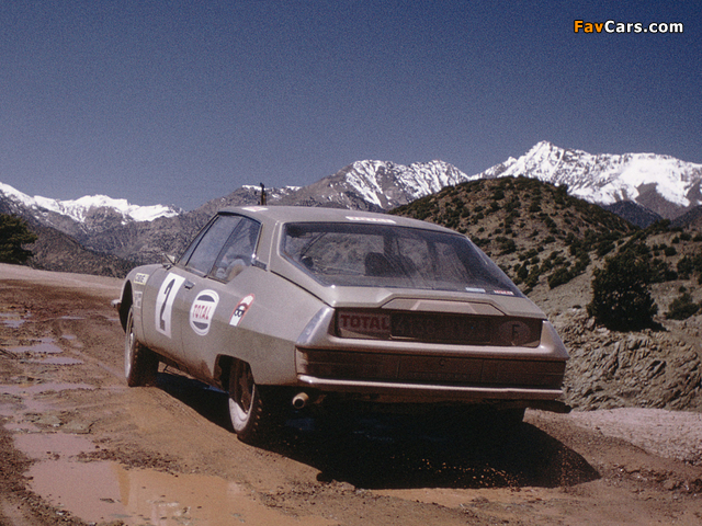 Citroën SM Rally Car 1970–75 wallpapers (640 x 480)