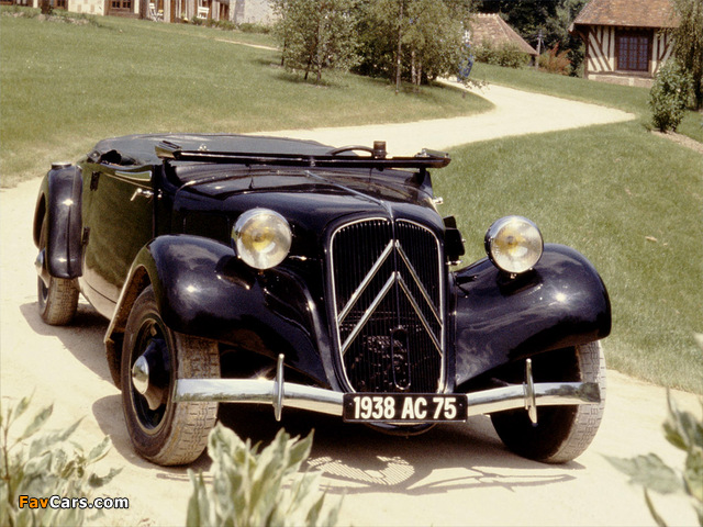 Citroën Traction Avant Cabrio 1934–57 photos (640 x 480)