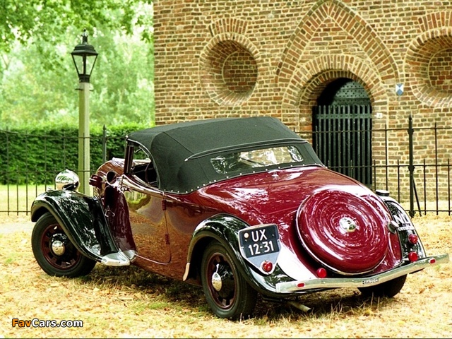 Citroën Traction Avant Cabrio 1934–57 wallpapers (640 x 480)