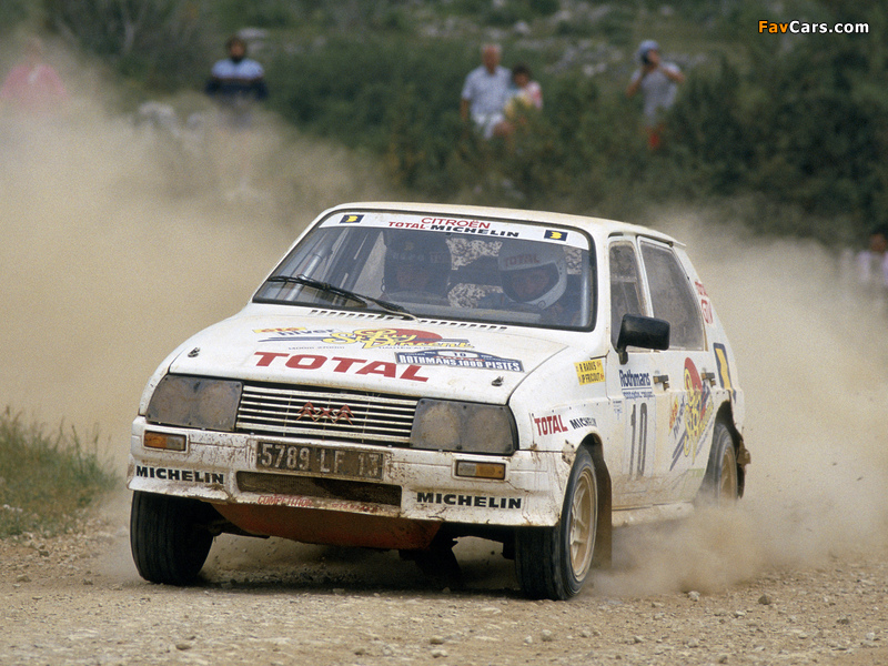 Citroën Visa 1000 Pistes Rally Car 1983–86 images (800 x 600)