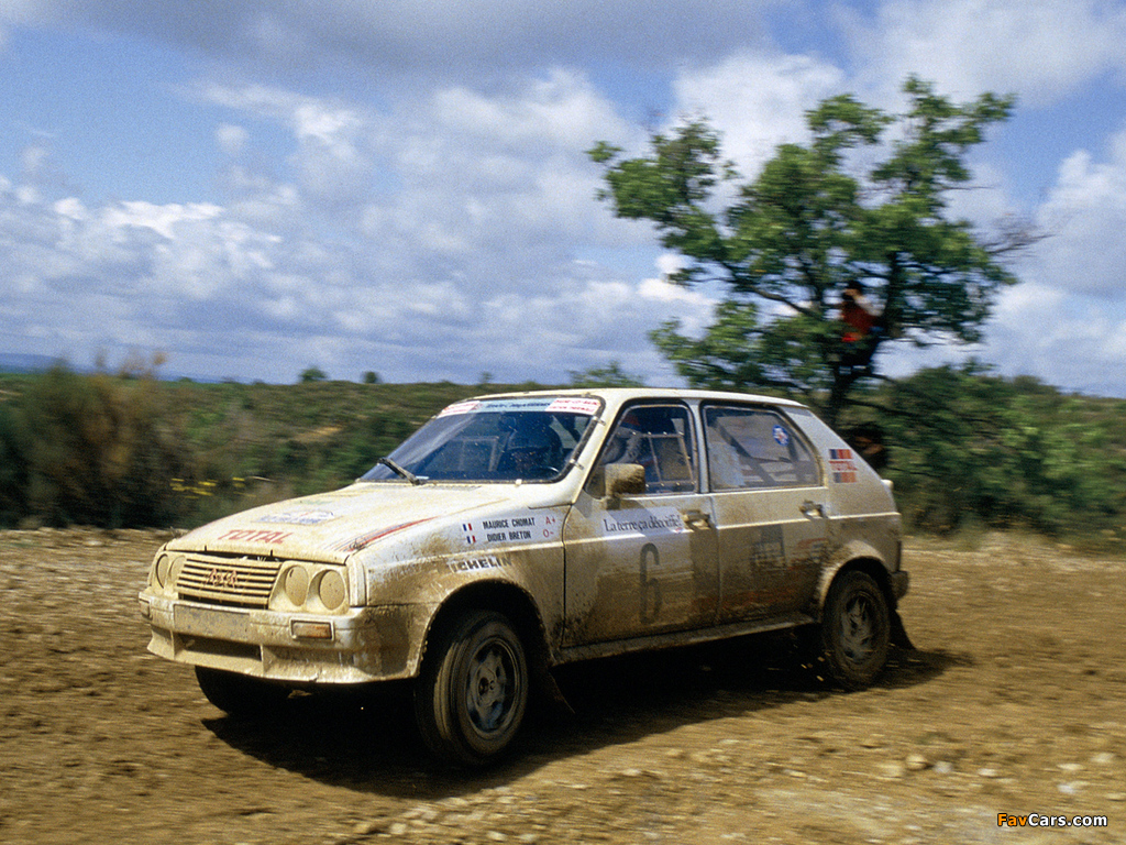 Citroën Visa 1000 Pistes Rally Car 1983–86 wallpapers (1024 x 768)