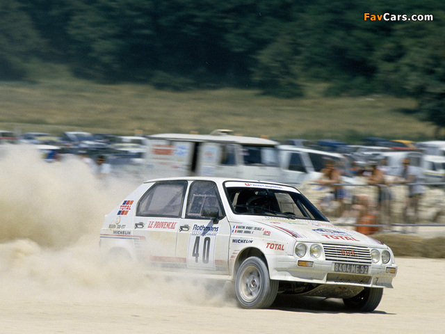 Citroën Visa 1000 Pistes Rally Car 1983–86 wallpapers (640 x 480)