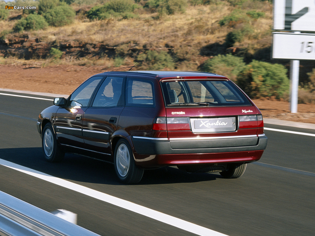 Citroën Xantia Break 1995–97 pictures (1024 x 768)