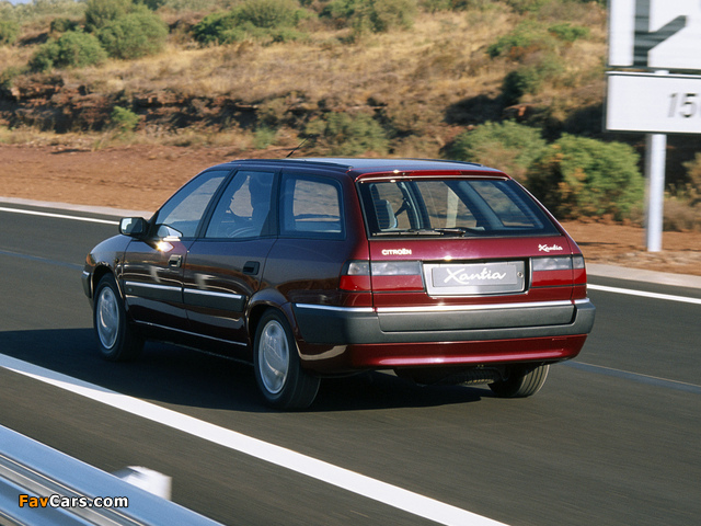 Citroën Xantia Break 1995–97 pictures (640 x 480)