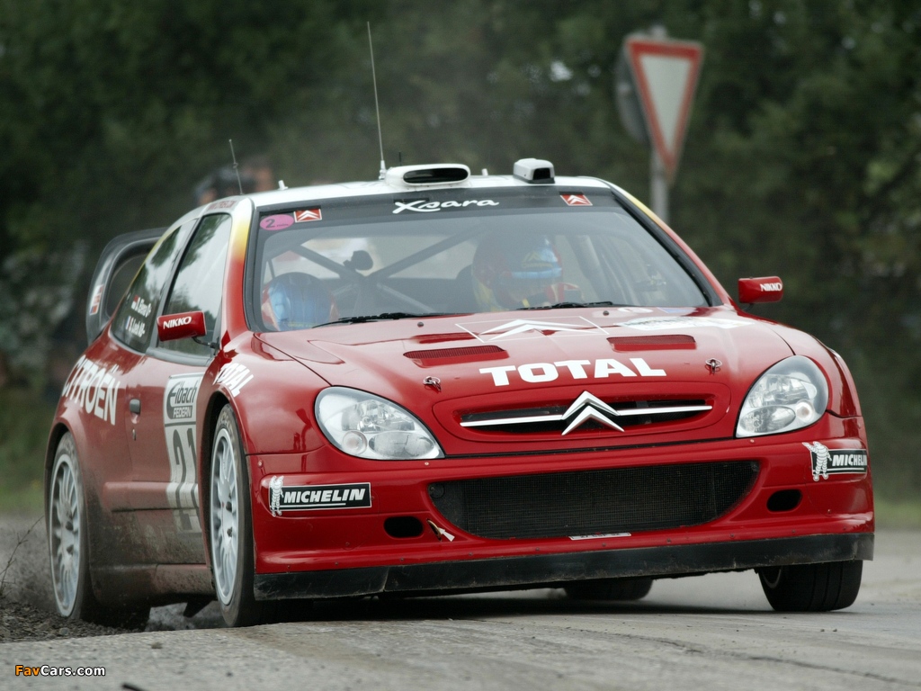 Citroën Xsara WRC 2001–06 wallpapers (1024 x 768)