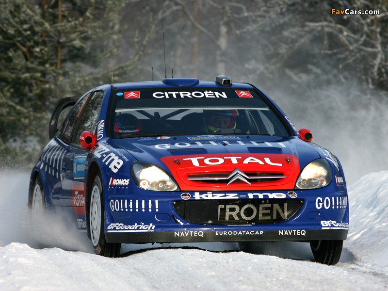 Citroën Xsara WRC 2001–06 wallpapers (800 x 600)