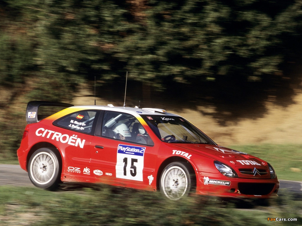 Images of Citroën Xsara WRC 2001–06 (1024 x 768)