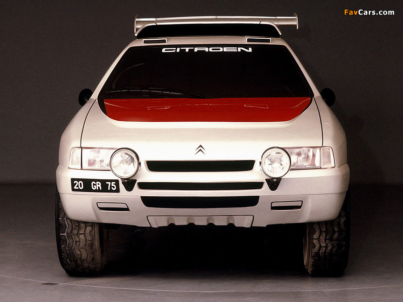 Photos of Citroën ZX Rally Raid Prototype 1990 (800 x 600)