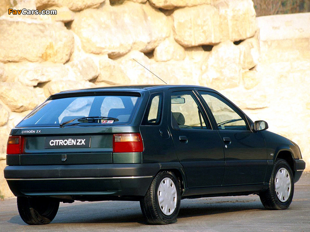 Citroën ZX 5-door 1991–98 wallpapers (640 x 480)