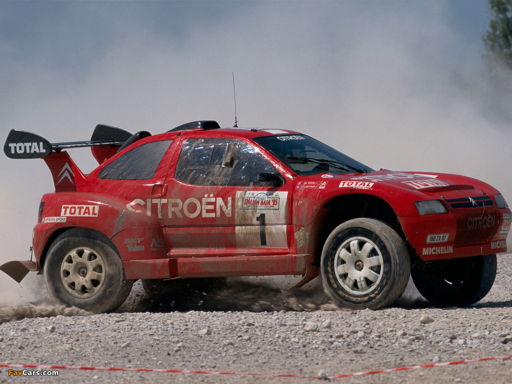 Citroën ZX Rally Raid 1993–97 wallpapers (1024 x 768)