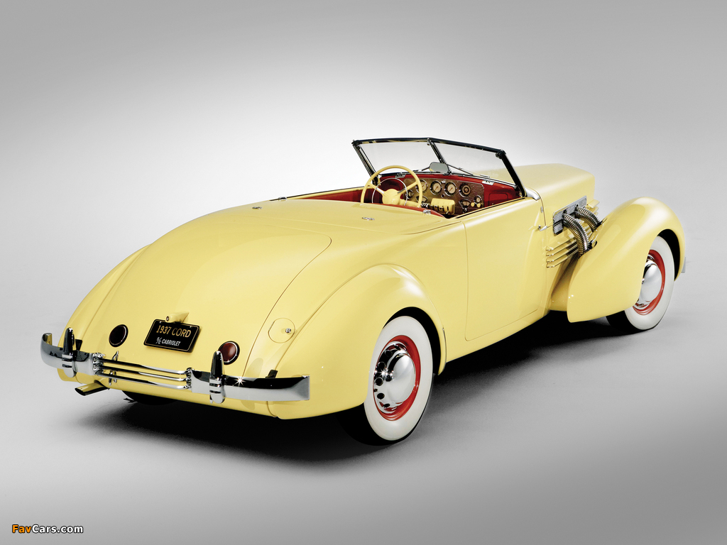 Cord 812 SC Convertible Coupe 1937 wallpapers (1024 x 768)