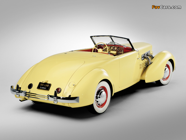 Cord 812 SC Convertible Coupe 1937 wallpapers (640 x 480)