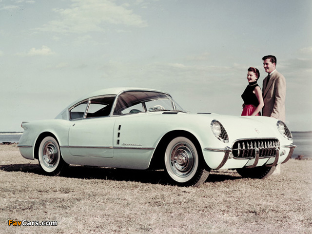 Corvette Corvair Concept Car 1954 images (640 x 480)