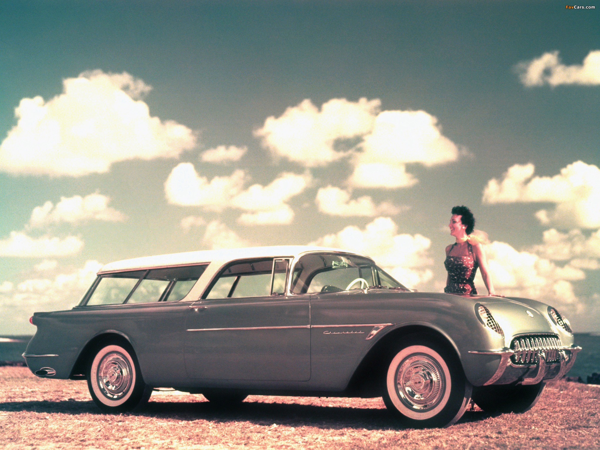 Corvette Nomad Concept Car 1954 wallpapers (2048 x 1536)
