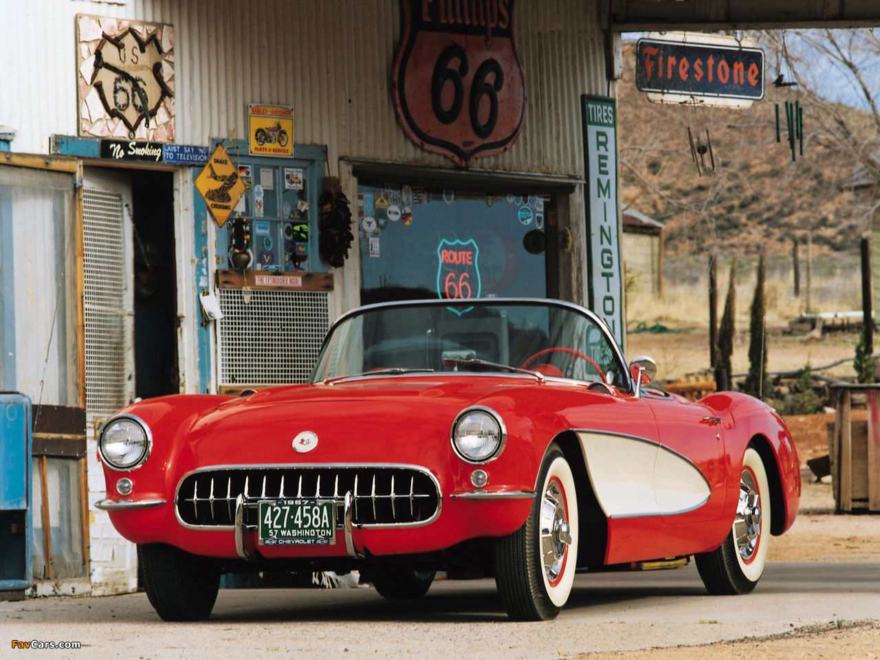 Corvette C1 (2934) 1956–57 photos (1280 x 960)