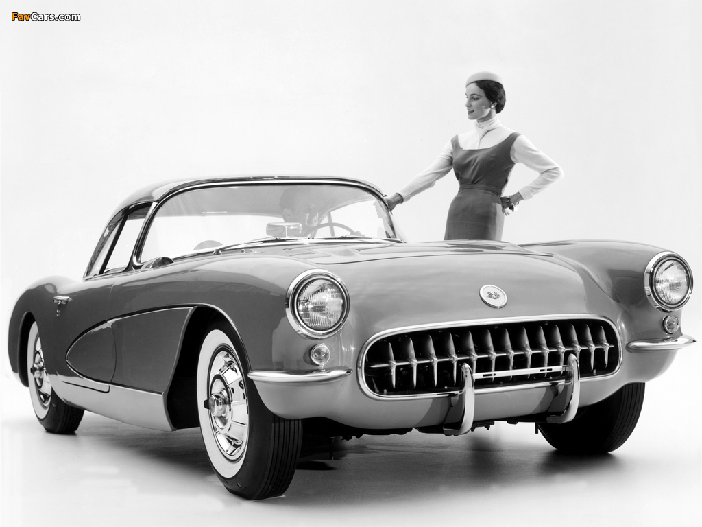 Corvette C1 (2934) 1956–57 wallpapers (1024 x 768)