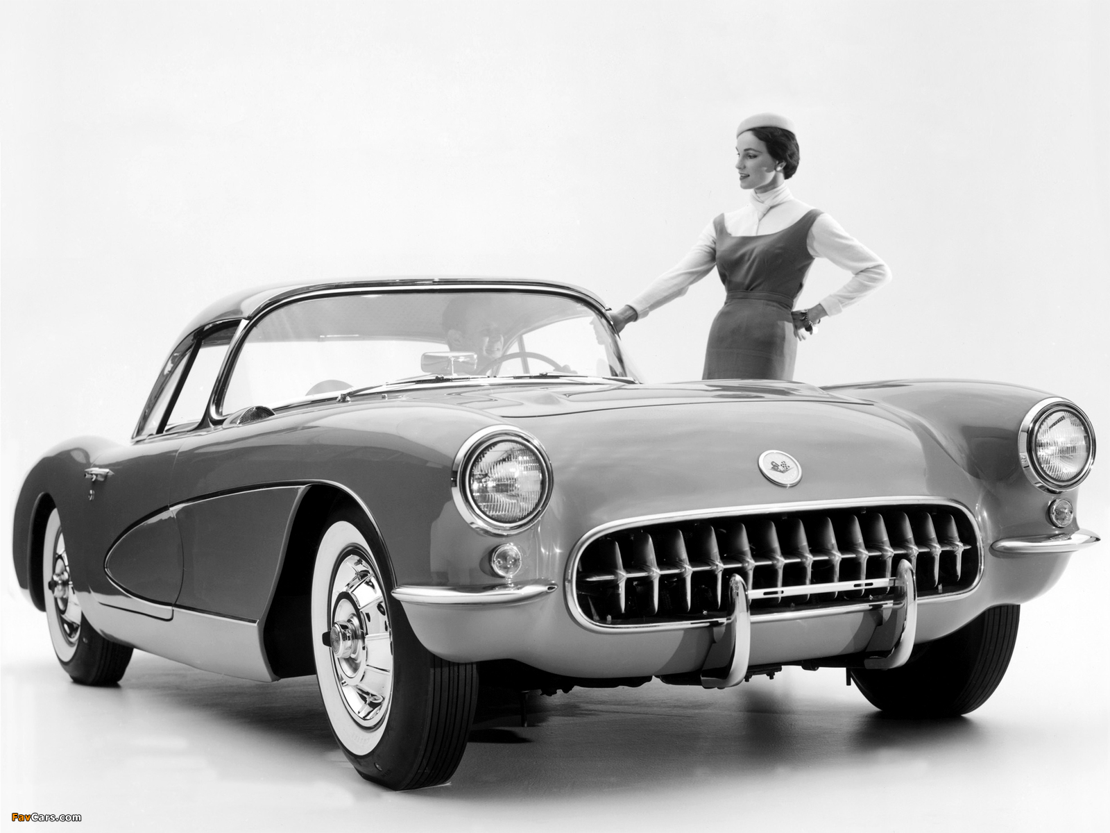Corvette C1 (2934) 1956–57 wallpapers (1600 x 1200)
