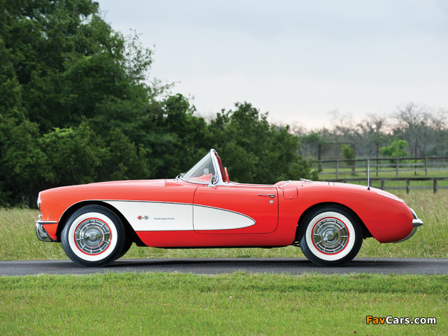 Corvette C1 Fuel Injection 1957 photos (640 x 480)